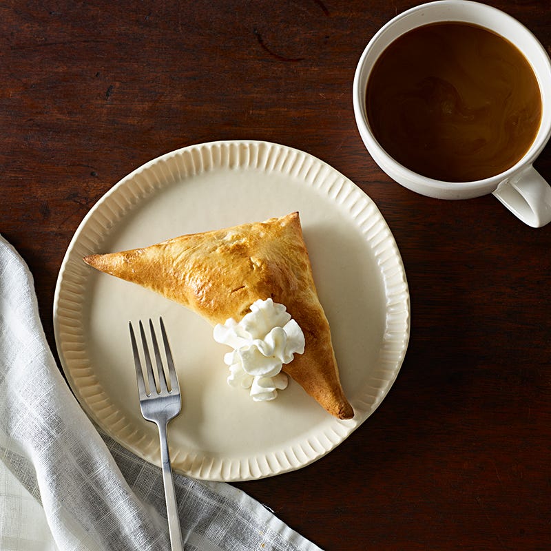 Two-ingredient dough apple turnover