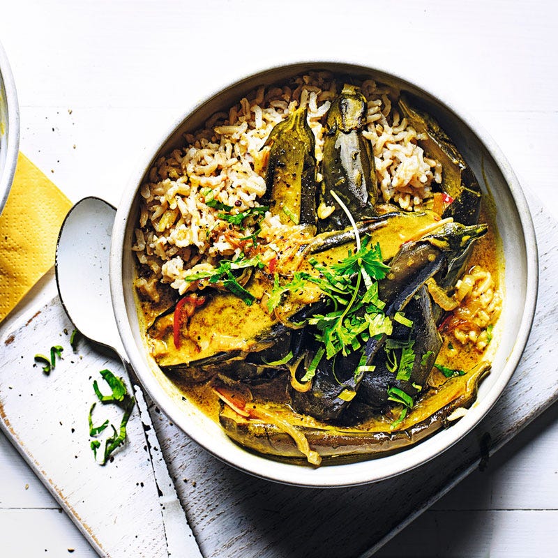 Auberginen-Curry