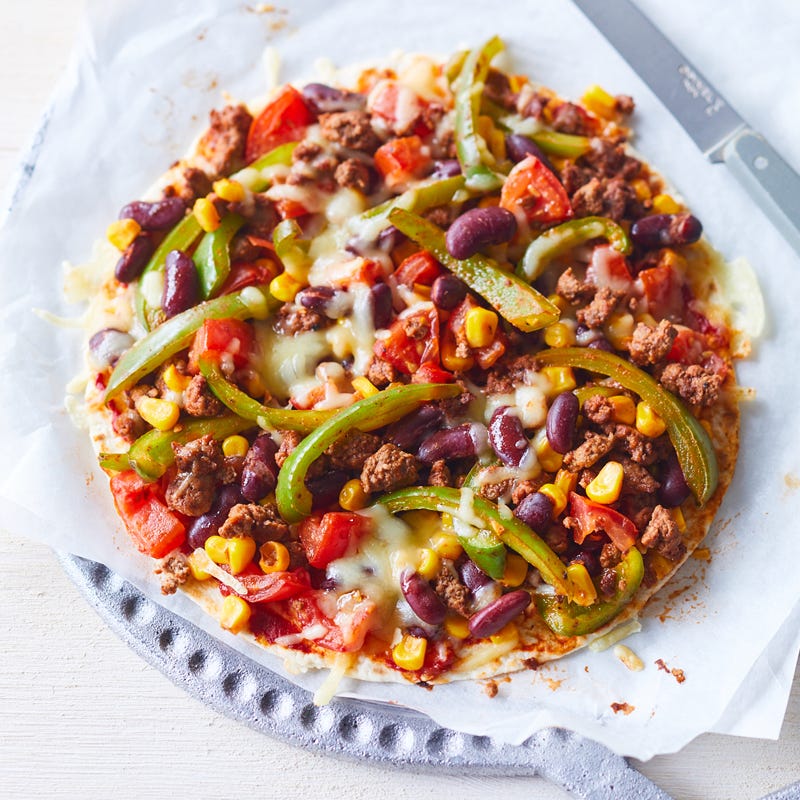 Blitzpizza con Carne