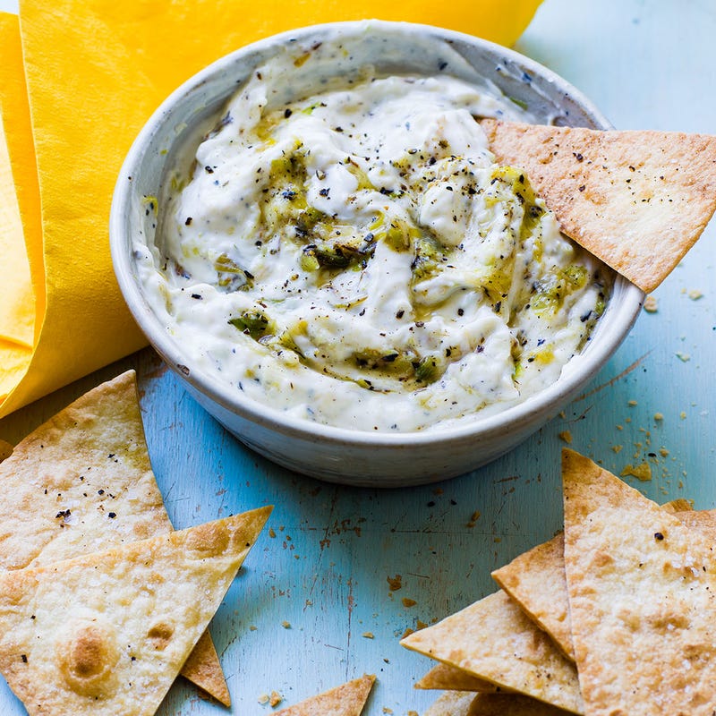 Photo of Griddled spring onion dip by WW