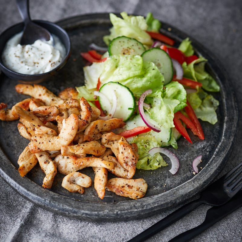Gyros mit Salat