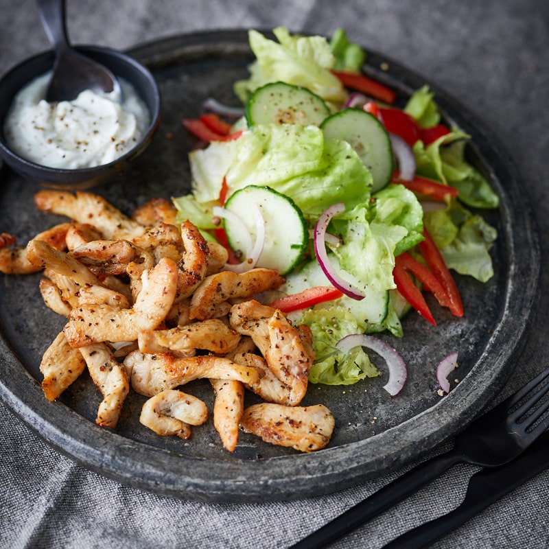 Gyros mit Salat