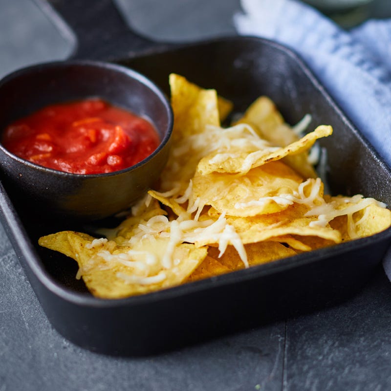 Tortillateller mit Salsasauce