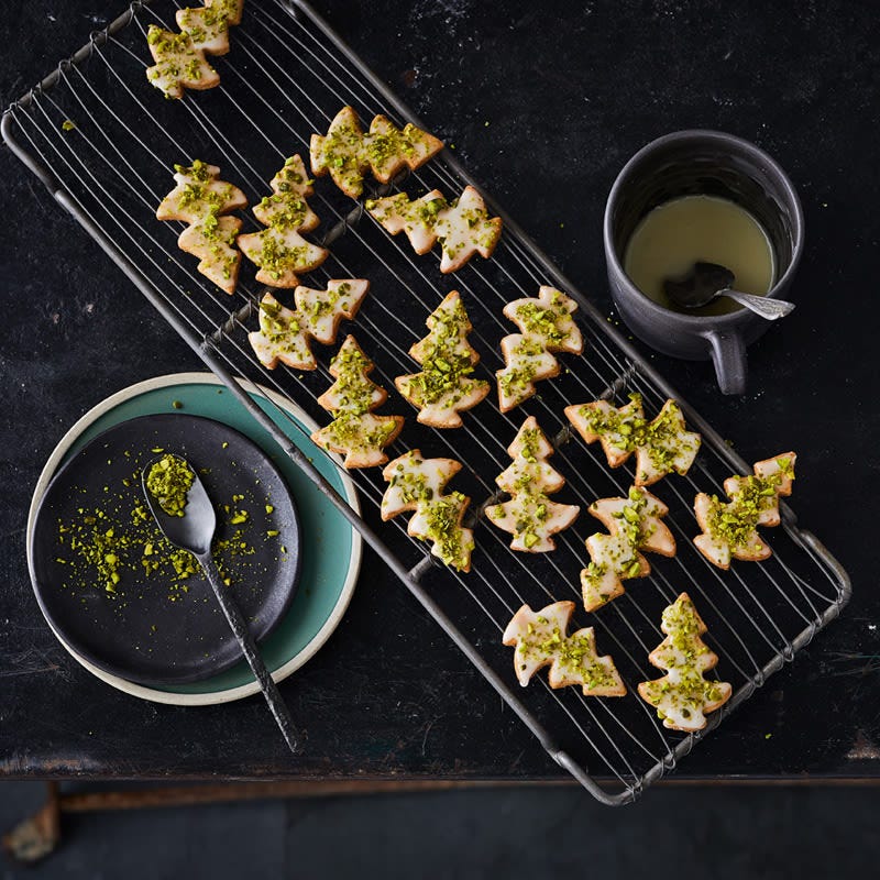 Grüne Dinkel-Tannenbäume