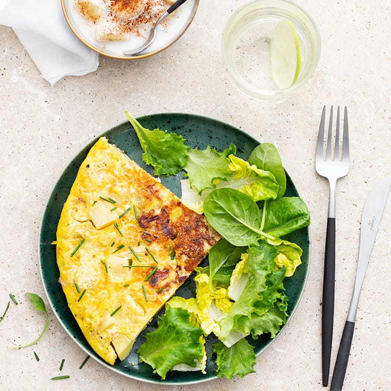 Photo de/du Tortilla poireau pommes de terre par WW