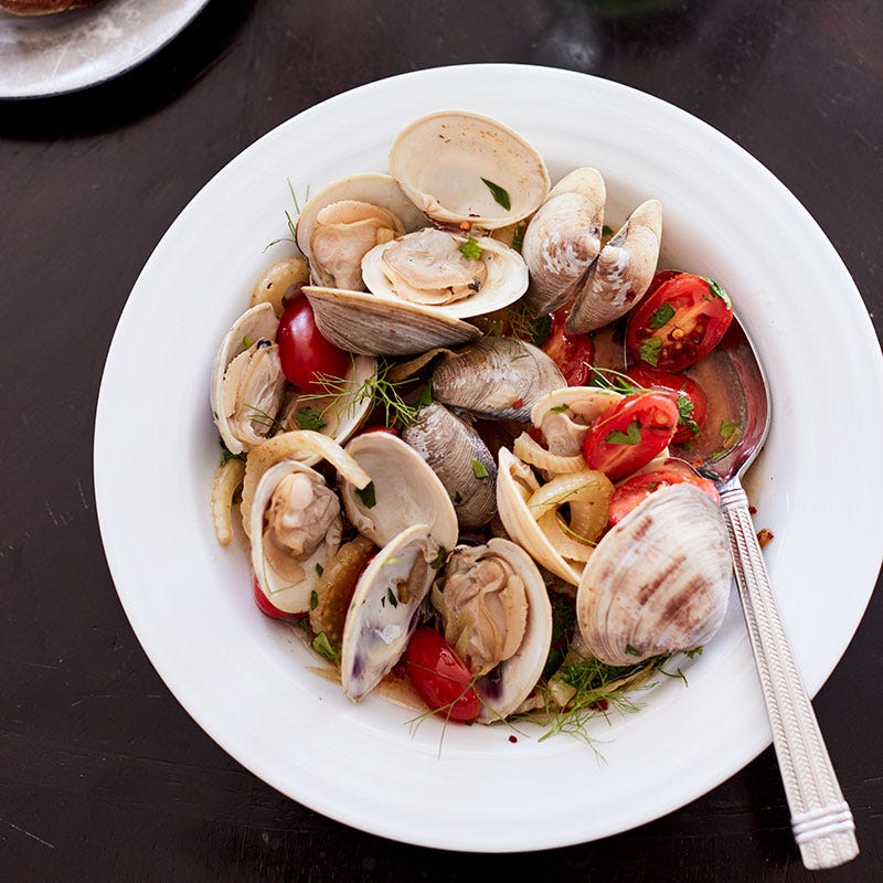 Photo of Mindy's clam stew with fennel and tomatoes by WW