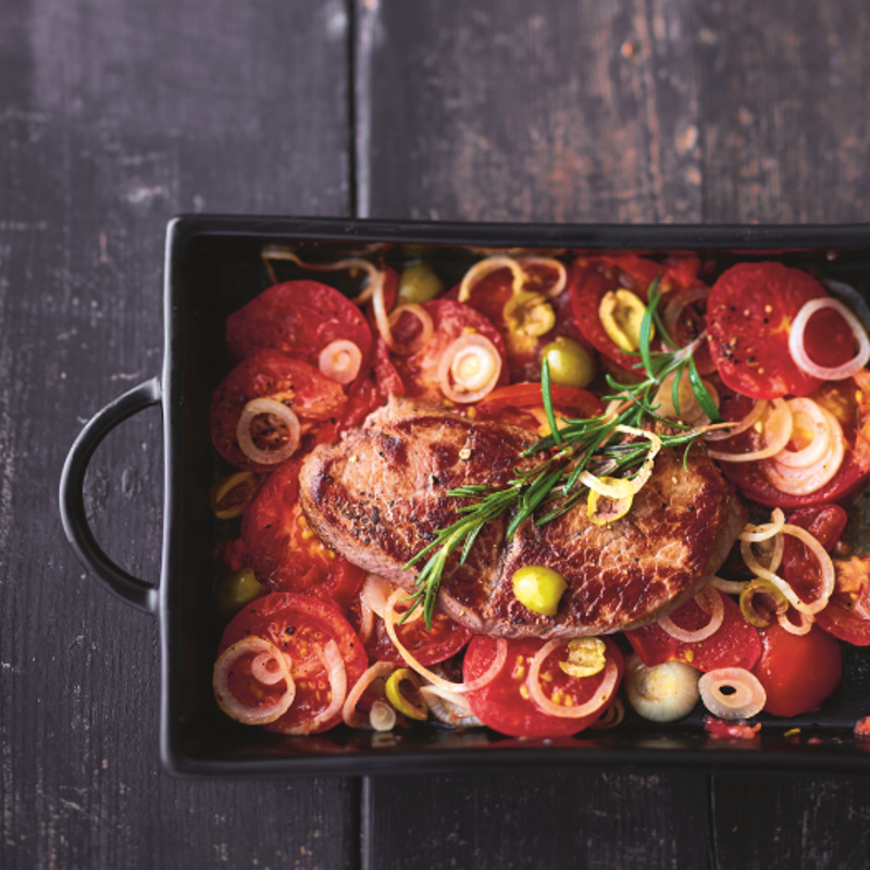 Photo de Steak et tomates au four prise par WW