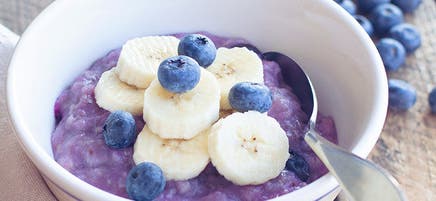 Porridge aux myrtilles