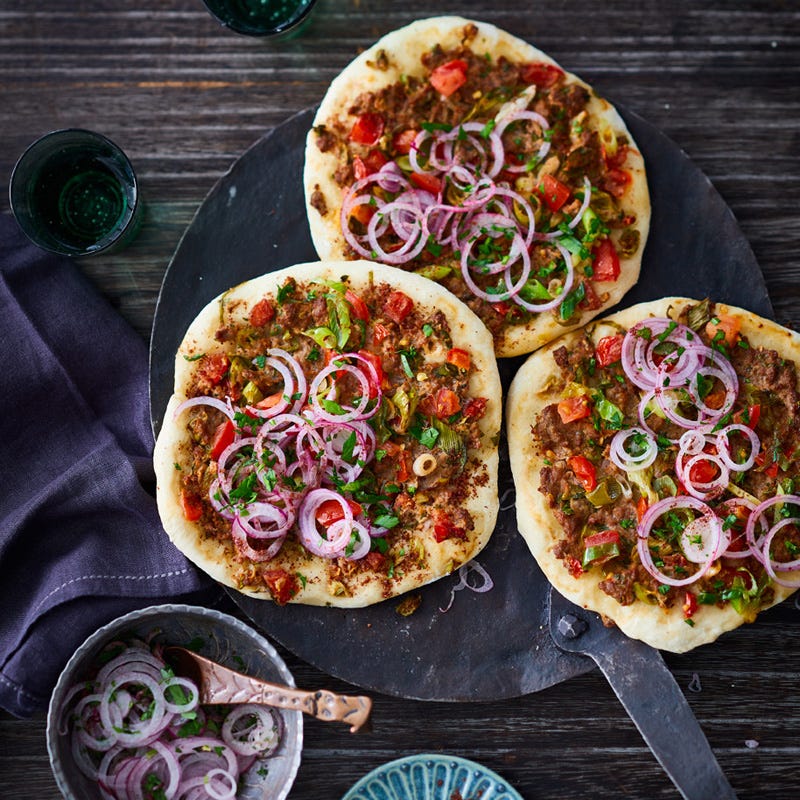 Türkische Pizza (Lahmacun)