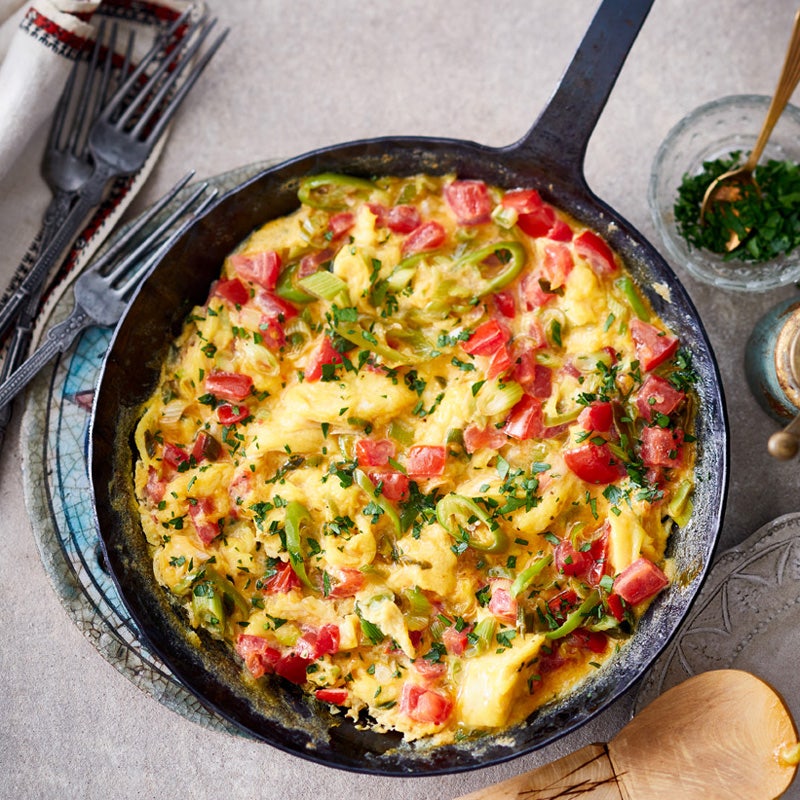 Türkische Rühreier (Menemen)