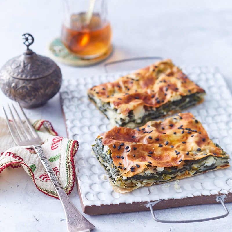 Spinatbörek vom Blech