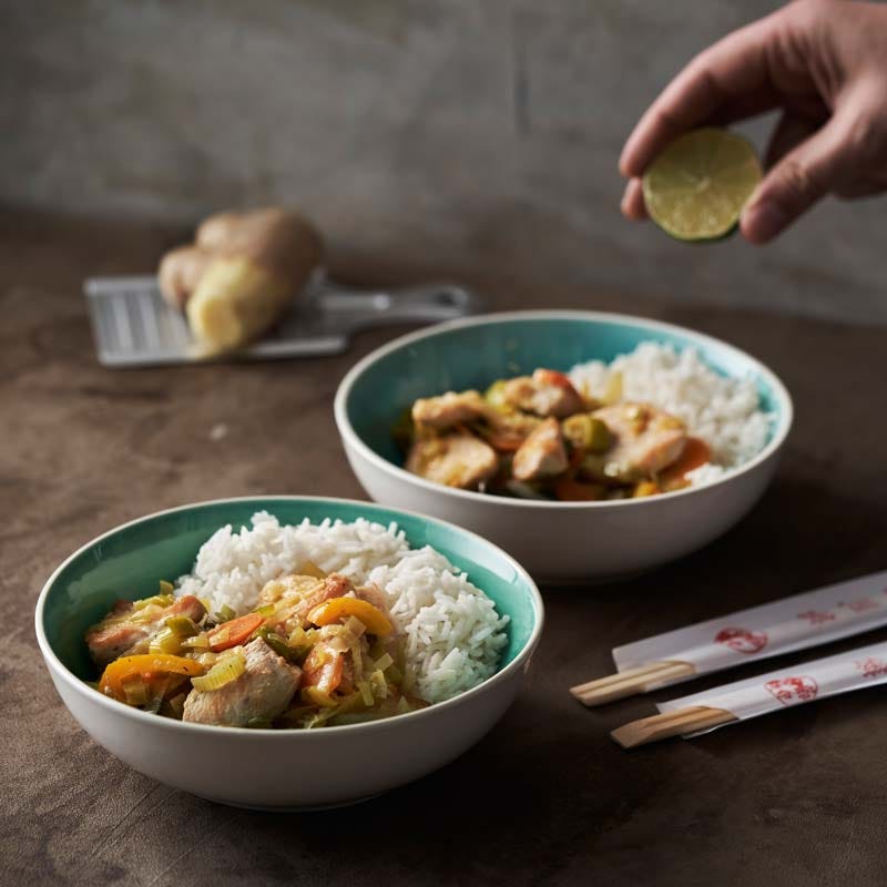 ViktVäktarna - Kycklinggryta med lime och ingefära