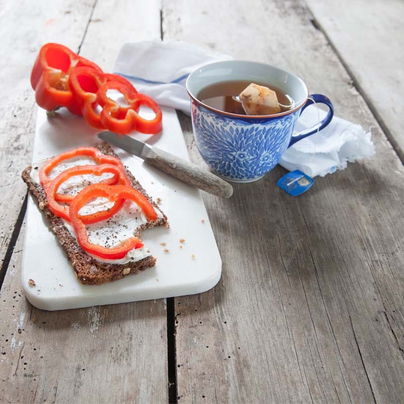 ViktVäktarna - Rågmacka med färskost och paprika