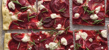 Flammkuchen mit Randen