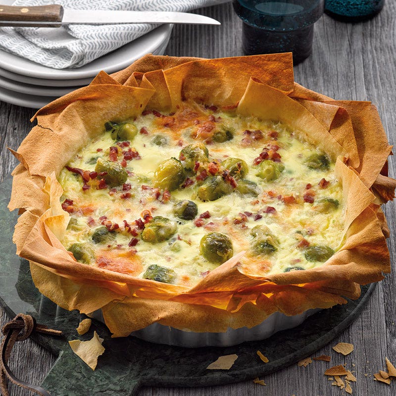 Rosenkohl-Quiche