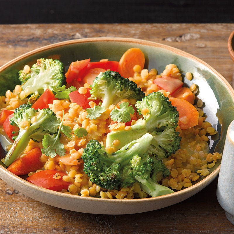 Linsen-Broccoli-Pfanne