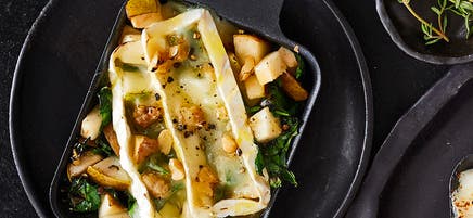 Spinat-Camembert-Raclette