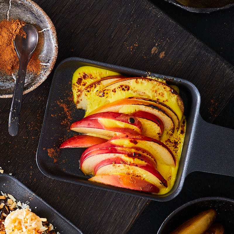 Cremige Apfel-Zimt Pfännchen