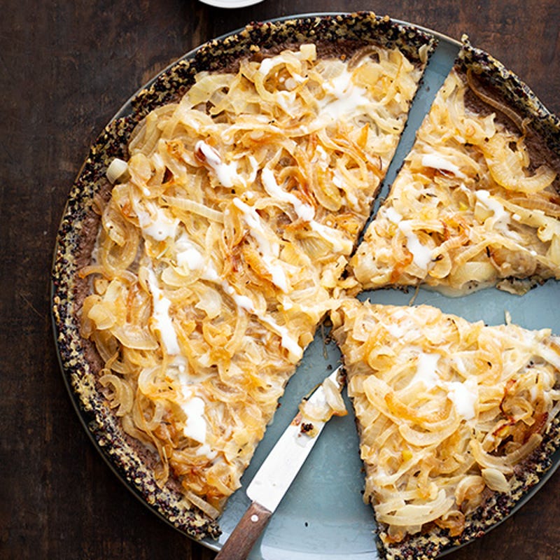 Tarte aux oignons
