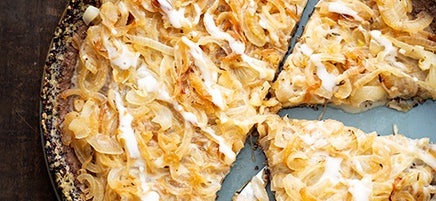 Tarte aux oignons