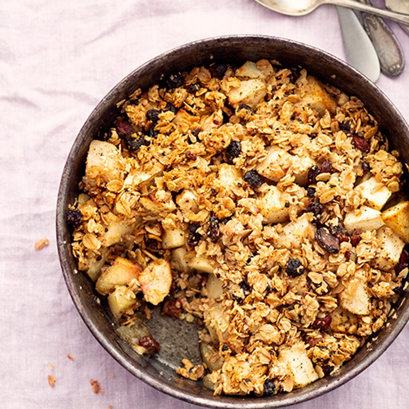 Photo de/du Crumble du verger au muesli par WW