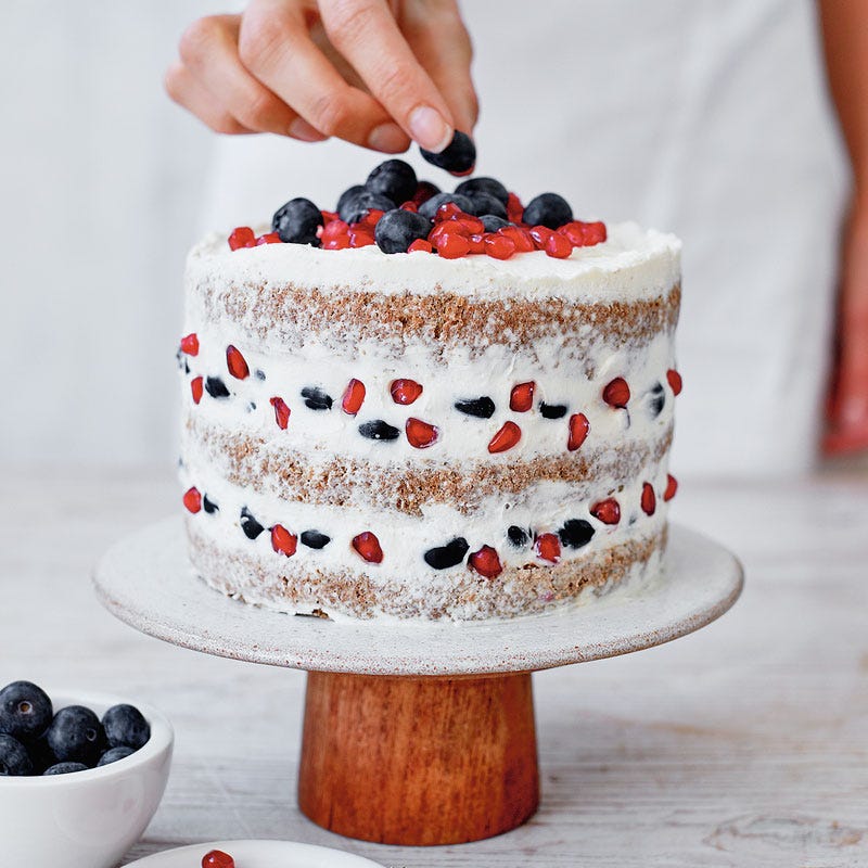 Festliche Beerentorte