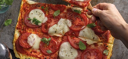 Pizza de chou-fleur