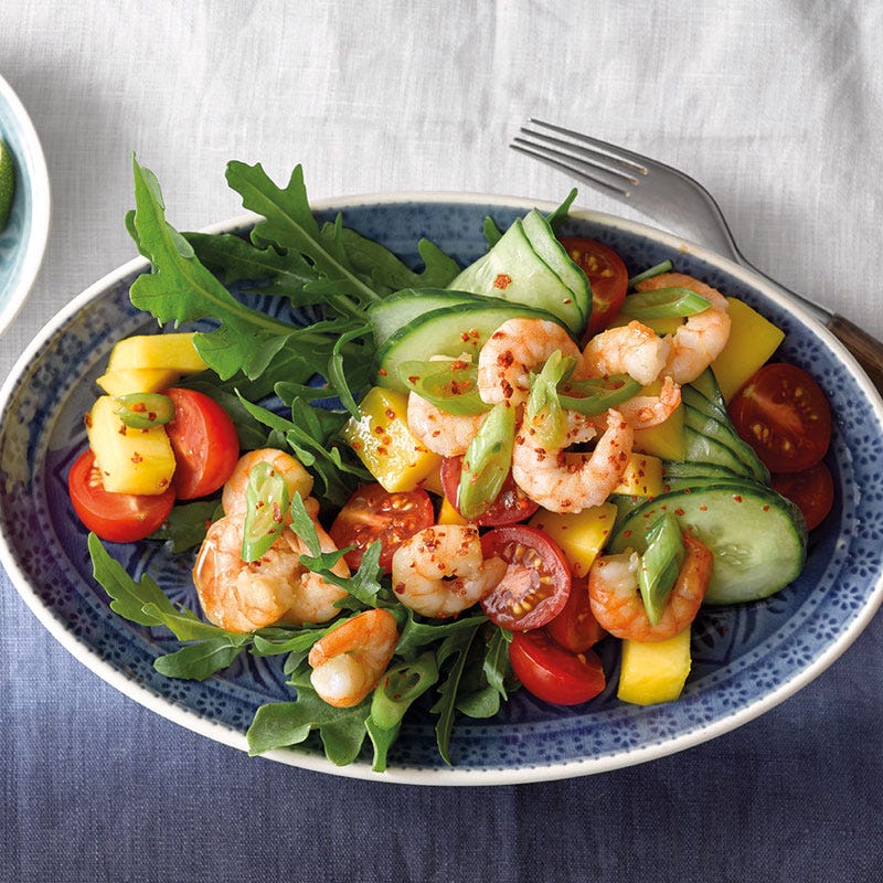 Crevetten-Mango-Salat