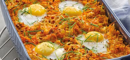 Gratin de rösti à l'oeuf