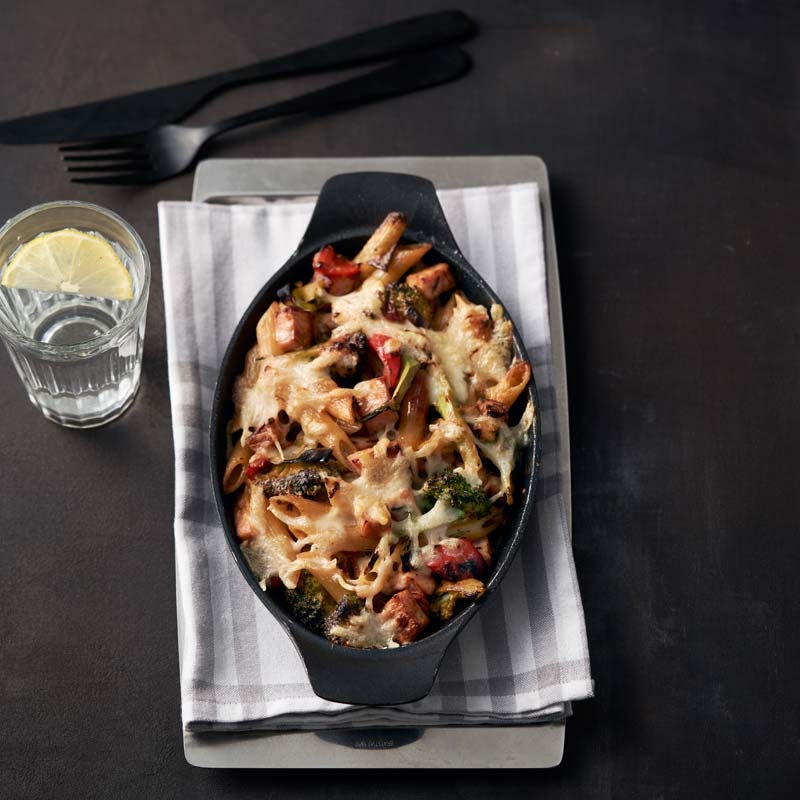 ViktVäktarna - Pastagratäng med kassler
