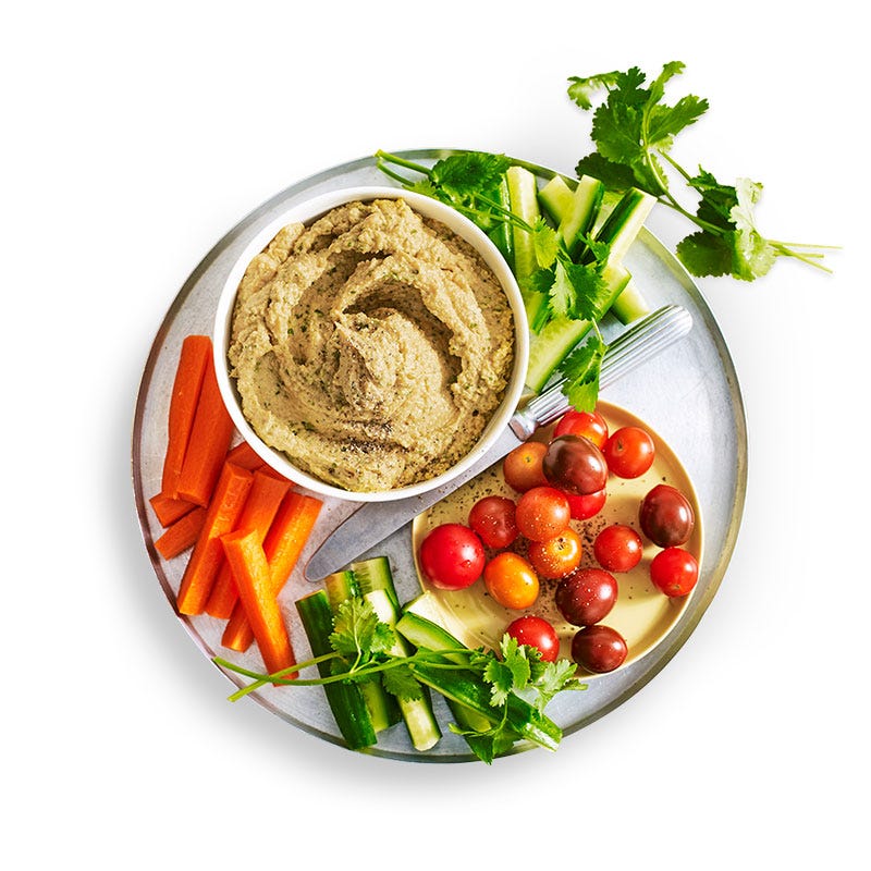 Photo of Hummus with veggies by WW