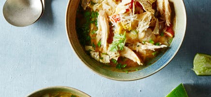 Soupe de tortilla au poulet