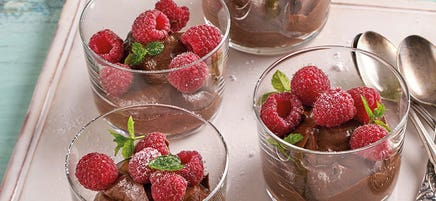 Vegane Schokomousse