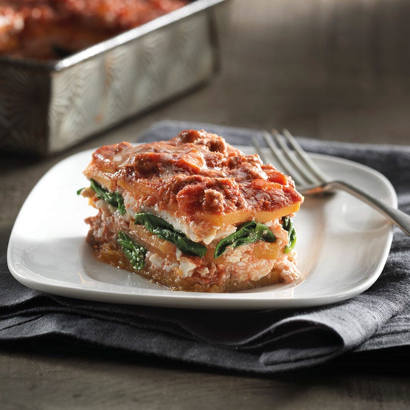 Butternutkürbis-Lasagne