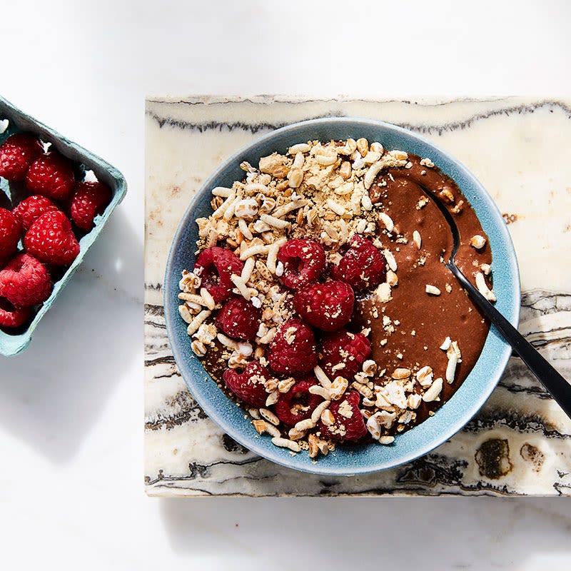 Photo de Bol de smoothie au cacao et aux amandes par WW