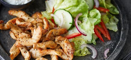Gyros mit Salat