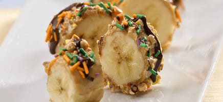 Banane façon sushi