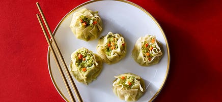 Spicy Edamame Dumplings