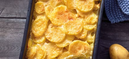 Klassisches Kartoffelgratin