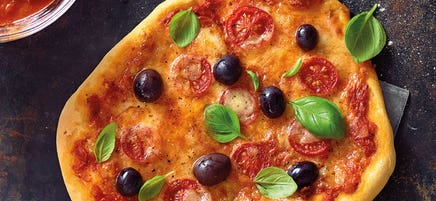 Selbstgemachter Pizzateig