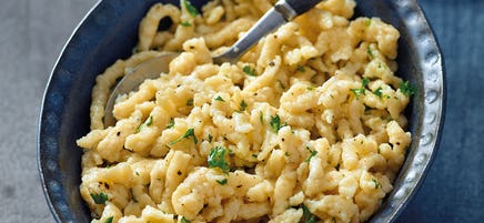 Selbstgemachte Spätzle