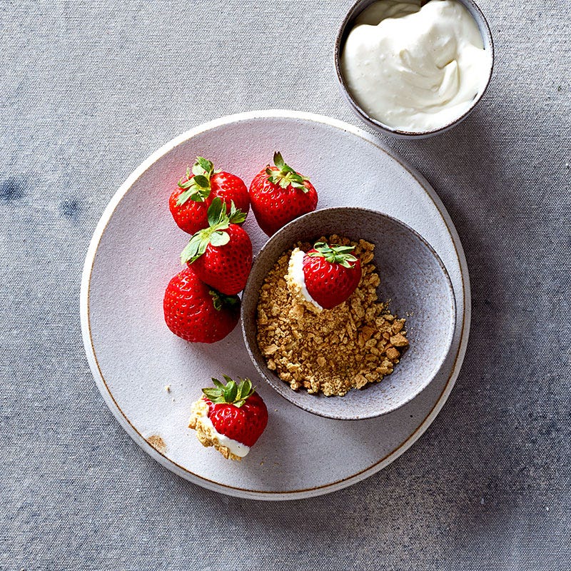 Photo of Deconstructed strawberry cheesecake by WW