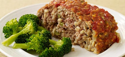 Pain de viande avec orge