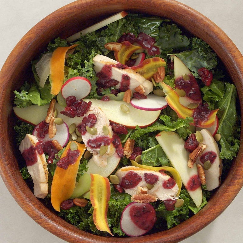 Photo of Crisp Autumn Salad with Spiced Blueberry Dressing by WW
