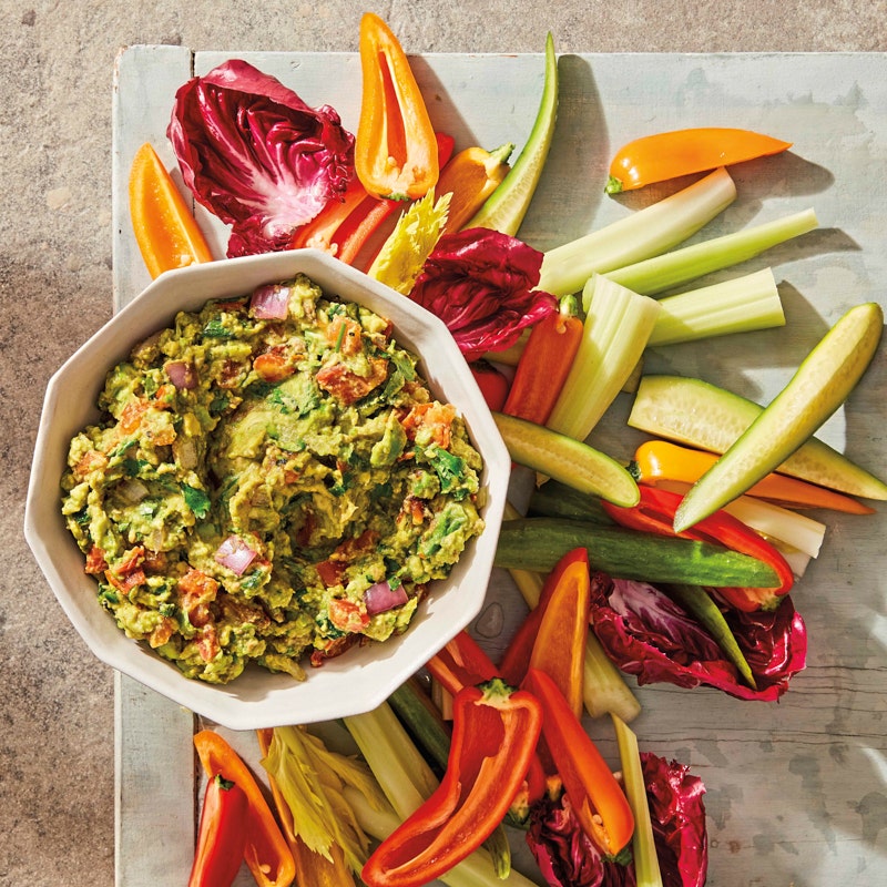 Grilled guacamole with poblano and lime