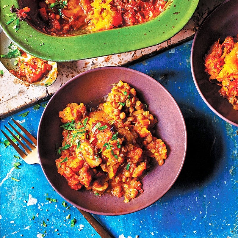 Moroccan style vegie shepherd’s pie