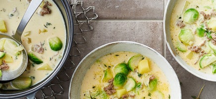 Rosenkohl-Tatar-Suppe