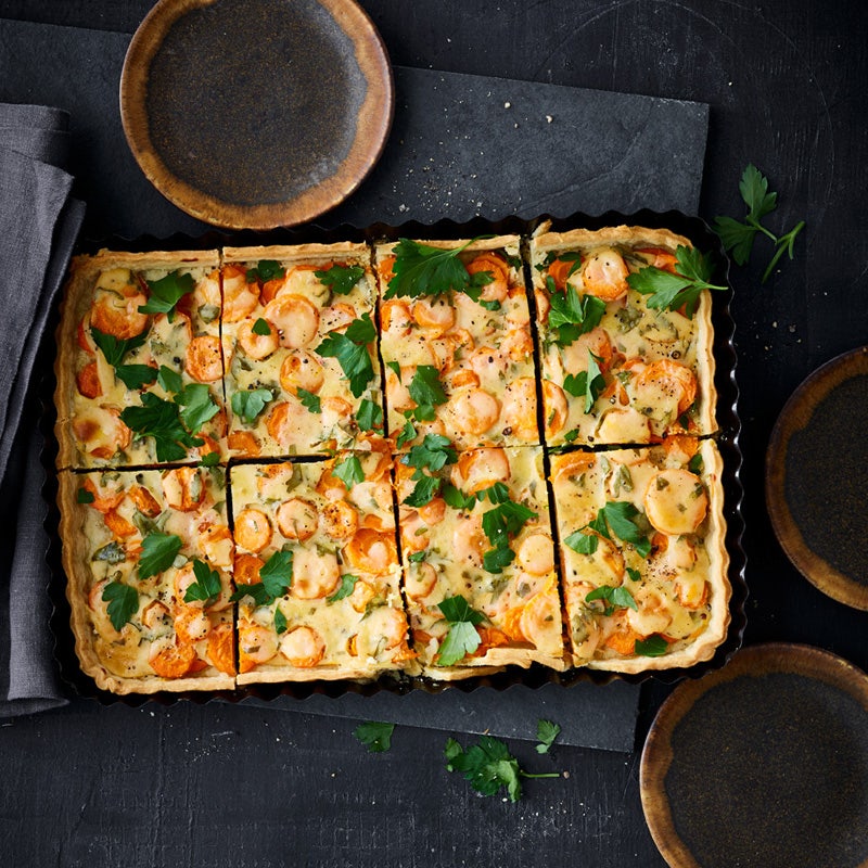 Herzhafter Karottenkuchen