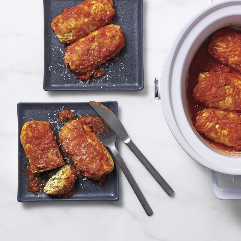 Ricotta and spinach–stuffed cabbage