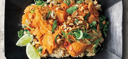 Slow-cooker Thai red curry chicken